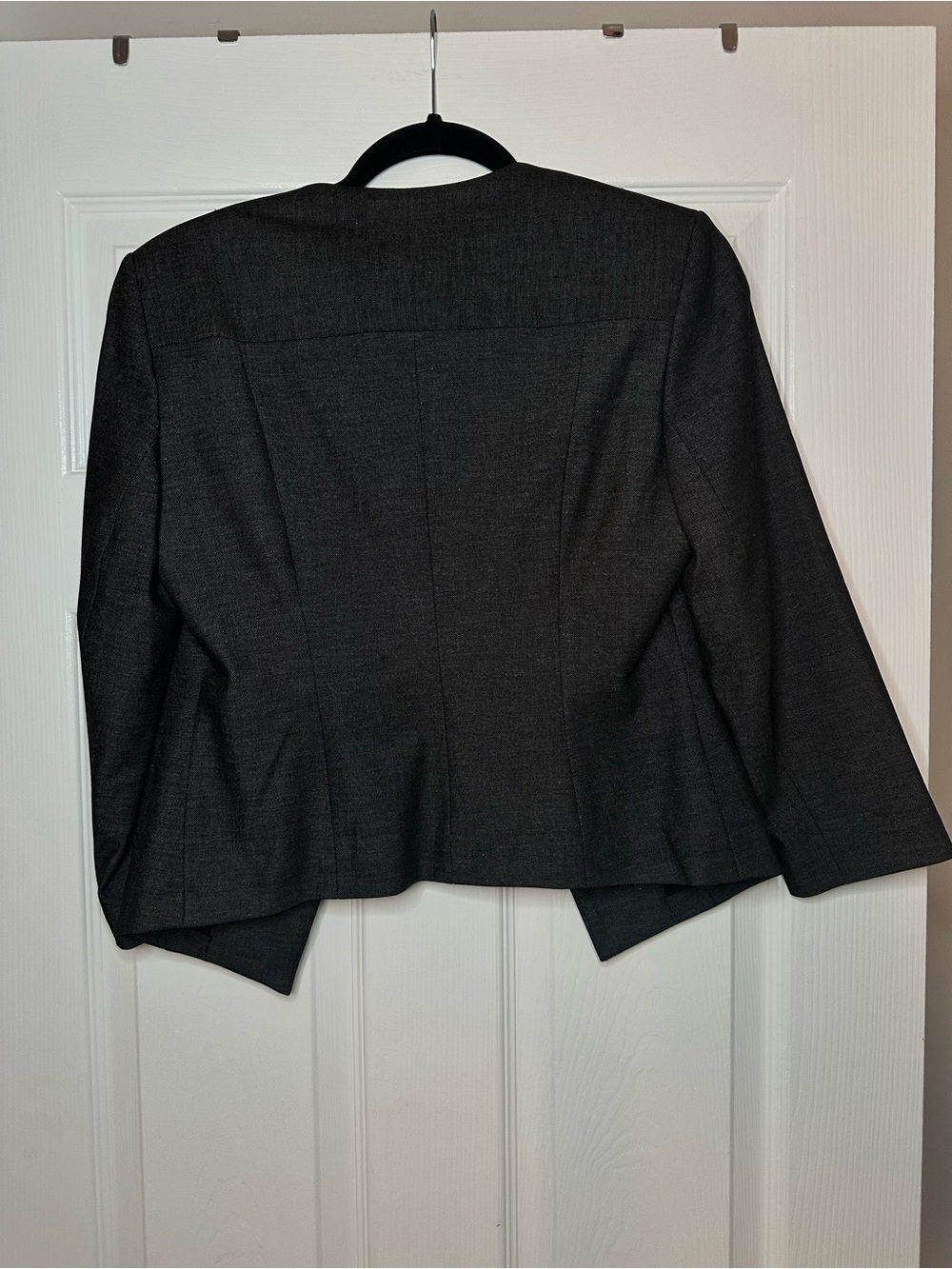 Express Charcoal Open Front Blazer NWT - Picture 2 of 5